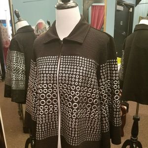 Berek black grommet jacket